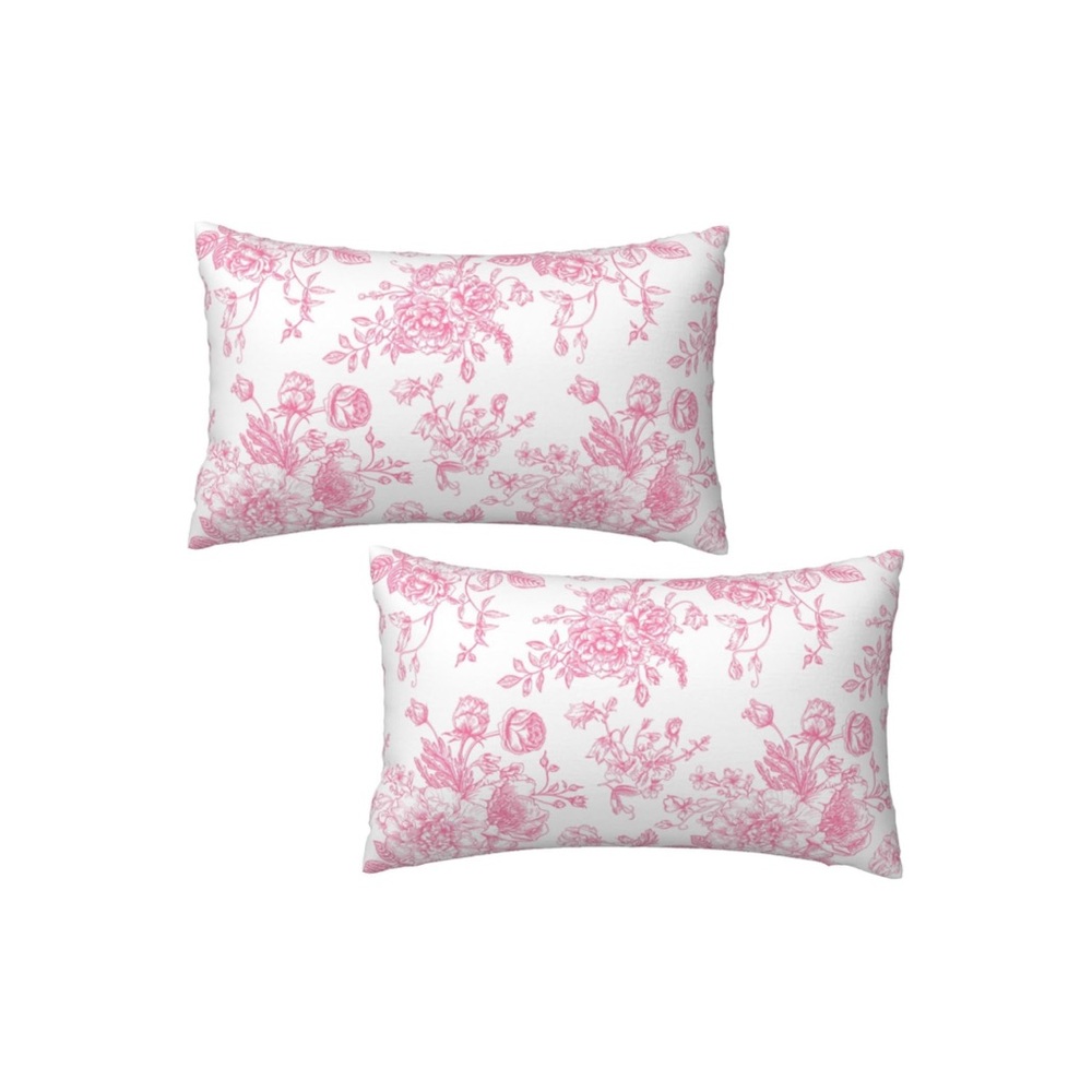 🩷Floral Pink Pillowcase Set